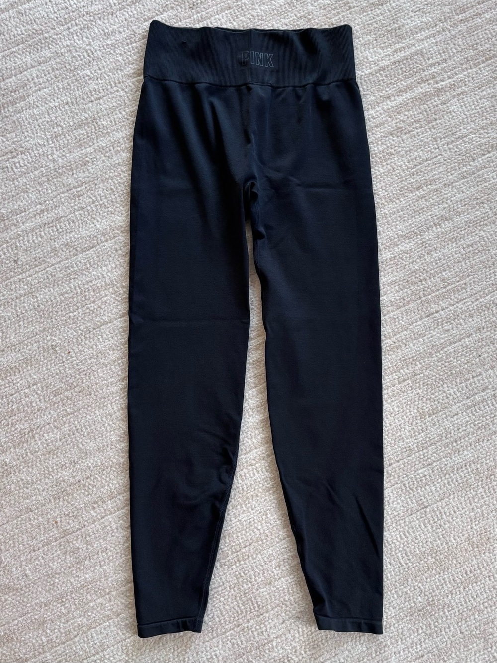 PINK Victoria's Secret Black High-Waist Leggings